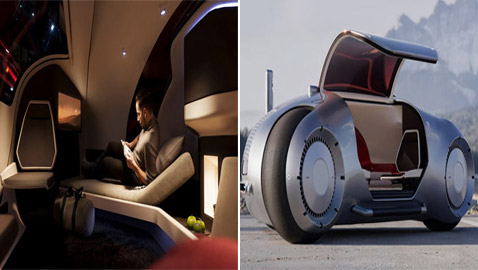 لكسر ملل ساعات السفر.. خطط لتصنيع سيارات فندقية ذاتية القيادة (صور)