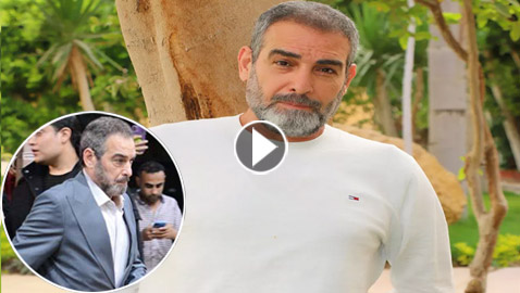 أحمد عبد العزيز ينفعل على معجب بعزاء شيرين سيف النصر (أوعى إيدك يالا!) والجمهور يهاجمه!