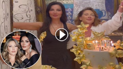 ‏مسلسلات رمضان في فرفش بلس: فيديو نادين نسيب نجيم وسلافة معمار تحتفلان بنجاحهما