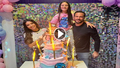 فيديو وصور أمل بوشوشة تحتفل بعيد ميلاد ابنتها ليا