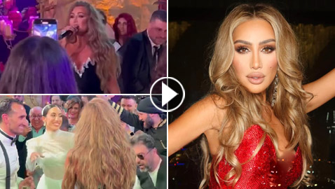 مايا دياب تفاجئ عروسين لا تعرفهما وتقتحم حفل زفافهما! شاهد بالفيديو ردة الفعل