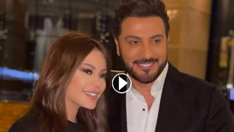 خطوبة ماجد المهندس (53 عاما) وليليا الأطرش (46 عاما).. ليليا ترتدي الخاتم والمعجبات حزينات!