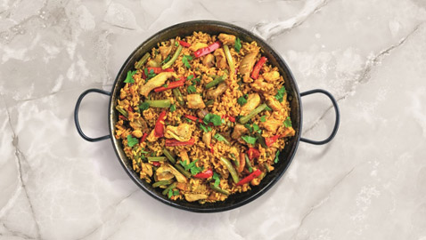 اليكم طريقة تحضير الباييلا الـنباتية