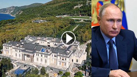 بكاميرا خفية.. فيديو من داخل قصر القيصر بوتين 