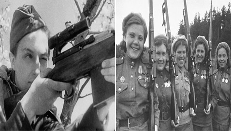 (سيدات الموت).. صور قناصات الحرب الوطنية العظمى