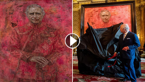 استغرق رسمها 3 سنوات.. الكشف عن أول لوحة رسمية للملك تشارلز