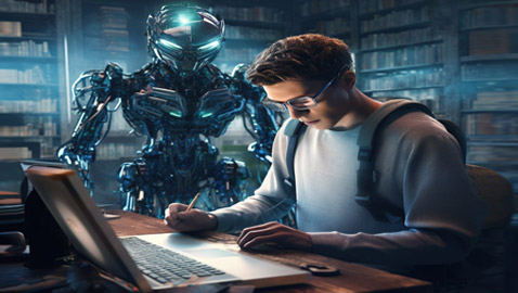 الذكاء الاصطناعي يتنبأ بالمستقبل الجامعي للطالب