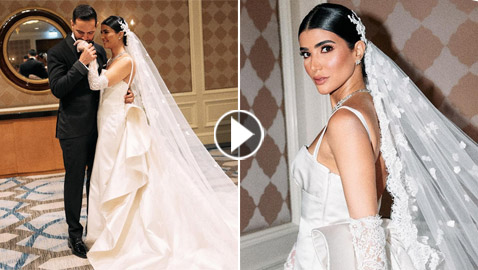 النجوم بحفل زفاف ريم سامي: عمرو دياب، أحمد السقا، دينا، أحمد زاهر وابنتيه ليلى وملك