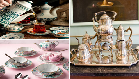 أطقم الشاي وتصميماتها بين فخامة الأمس وبساطة اليوم.. صور