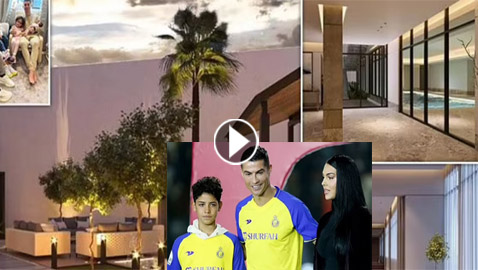 فيديو وصور: 8 سيارات فارهة بداخل قصر رونالدو في السعودية!
