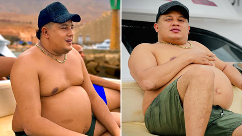 حمو بيكا يرد بتأثر وحزن على المتنمرين عليه بعد صورته في المصيف: عندي مرض!
