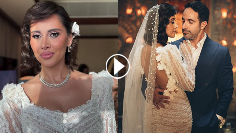 فيديو وصور: ياسمين رئيس تحتفل بزفافها داخل أحد الأماكن الأثرية