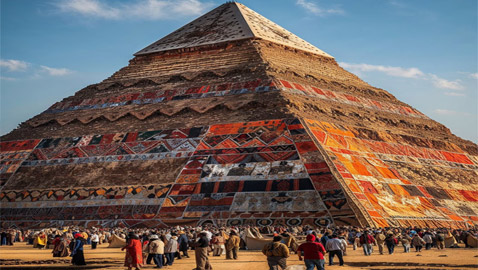 بالصور: هكذا يبدو الهرم الأكبر في مصر بلمسة من الذكاء الاصطناعي