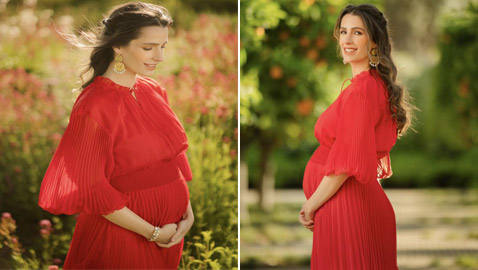 الصور الأولى لحمل الأميرة رجوة الحسين زوجة ولي عهد الأردن