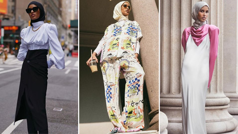 أفكار مميزة لاتباع الموضة المحتشمة على طريقة عارضة أزياء محجبة