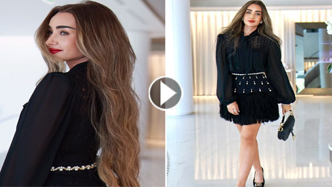 هنا الزاهد أنيقة وجذابة بأحدث ظهور لها.. والجمهور: أجمل من باربي!