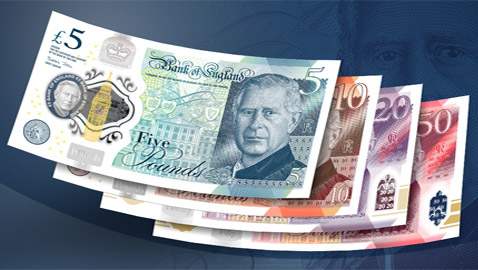 تداول أوراق نقدية تحمل صورة الملك تشارلز في بريطانيا