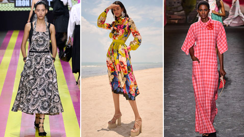 أجمل صيحات الفساتين المنقوشة لصيف 2024.. إليكِ أسرار تنسيقها