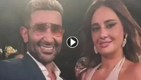 صورة حلا شيحة و أحمد سعد (ماسكين ايدين بعض) تُثير التساؤلات: هل هي قصة حب جديده؟