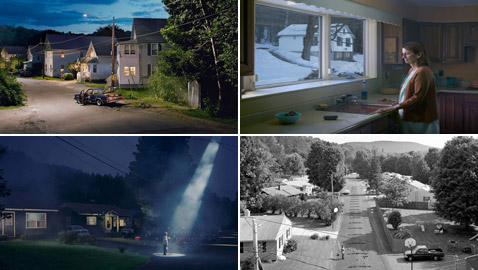 صور صادمة وغريبة تُجسد منظورا مظلما داكنا ومسكونا لضواحي أمريكا