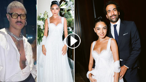 صور وفيديو عقد قران سلمى أبو ضيف، وشاب بحلق وسلسلة وشنب يثير الجدل!