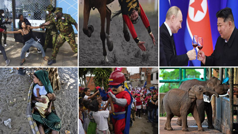 إليكم الصور الأكثر جذبا وغرابة لأحداث العالم خلال الأسبوع