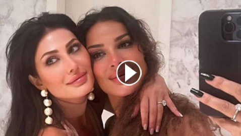 ‏فيديو الفنانتان اللبنانية نادين نسيب نجيم والسورية هبة نور تستمتعان بوقتهما معا وترقصان بحماسة..  