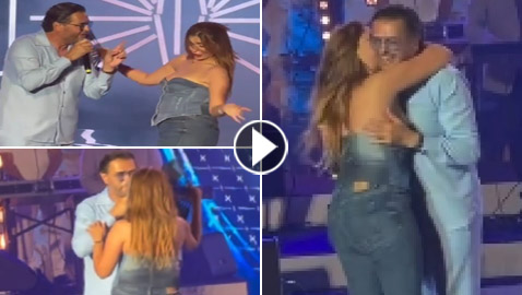 فيديو وصور: رقص المعجبات بحفل راغب علامة يؤدي لتدخل الرئيس التونسي!