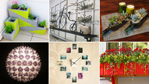 بالصور: أفكار رخيصة الثمن لتزيين وتجميل المنزل بأدوات مستعملة