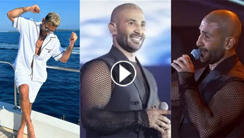 إطلالات غريبة لـ أحمد سعد: قميص شفاف، حلق، بيجاما نسائية وآخرها الخلخال! 