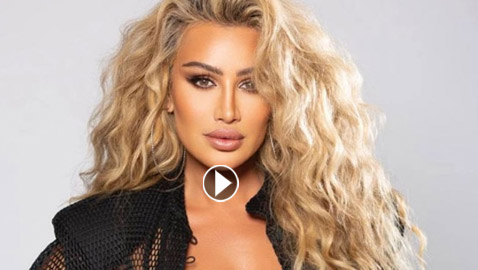 فيديو: مايا دياب تتعرض للسخرية بعد أحدث ظهور لها بفستان الريش!