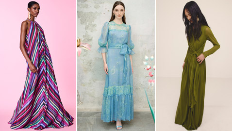 بالصور: أسرار تنسيق الفساتين الملونة الطويلة لإطلالات صيفية مميزة