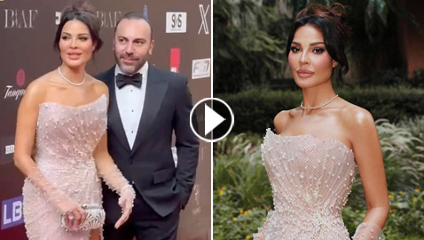 نادين نجيم وخطيبها يتألقان في حفل مهرجان (بياف 2024) وجمالها يخطف الأنظار