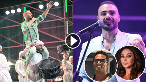 جوزيف عطية يقلد إليسا ومحمد رمضان في حفله بيروت