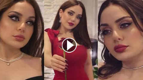 ابنة هيفاء وهبي بإطلالة جريئة وفستان مثير بالأحمر الناري  