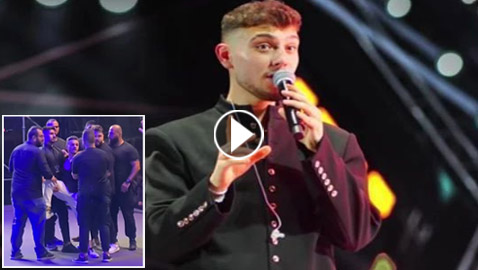 الشامي يحيي حفله بلبنان بعد القصف والمعجبون يقتحمون المسرح.. فيديو وصور