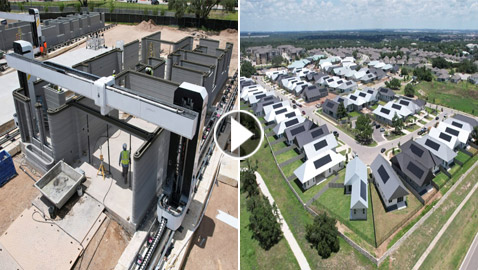 أكبر حي سكني بتقنية الطباعة ثلاثية الأبعاد يشارف على الانتهاء.. فيديو وصور