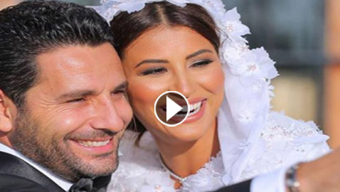 فيديو وصور لحظات رومانسيّة وقبلات بين وسام بريدي وزوجته ريم السعيدي: أحبك