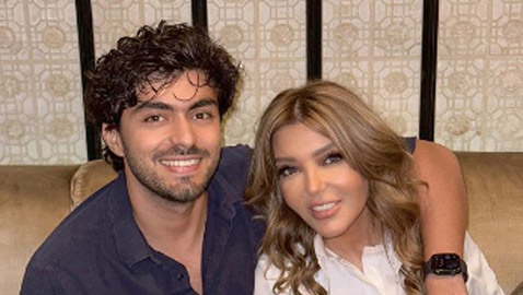 صور سميرة سعيد مع ابنها الوسيم شادي.. إيه بعد حبك!