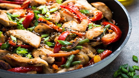 إليكم طريقة تحضير دجاج كانتون الشهي بطريقة صحية