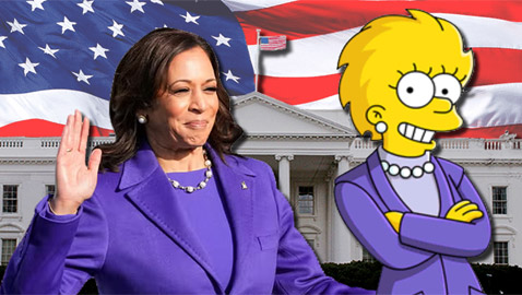 مسلسل عائلة سيمبسون تنبأ بنتيجة الانتخابات الأمريكية قبل 24 عاما!! هل تصدق توقعاته؟