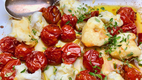 إليكم وصفة طبق طماطم الكرز بجبن الموزاريلا.. وجبة لهدوء الأعصاب