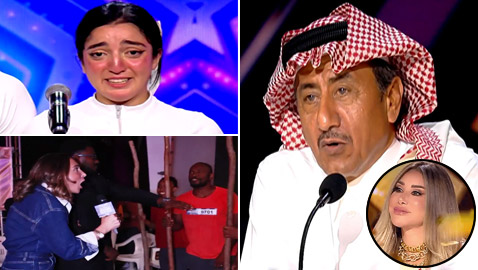 متسابقة تبكي بسبب ناصر القصبي ونجوى كرم تتدخل.. ومراسلة (عرب جوت تالنت) تطلب الأمن