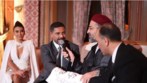 نجوم الفن في عقد قران المايسترو هاني فرحات والمطربة دنيا جمعة.. منهم عمرو دياب ومنة شلبي