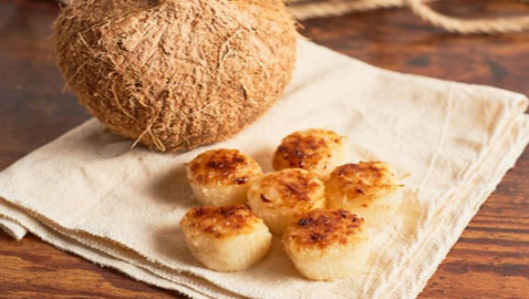 إليكم طريقة تحضير حلوى جوز الهند المخبوزة للرجيم