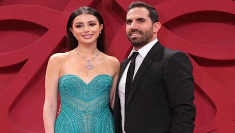 أحدث صور لـ ماريتا الحلاني مع زوجها كميل أبي خليل