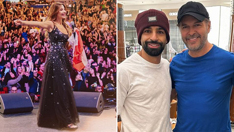 أحدث صور النجوم: نانسي عجرم في باريس وراغب علامة مع محمد صلاح