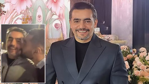 معجب يفاجئ الفنان هاني سلامة بطلب غريب: هات بوسة!!