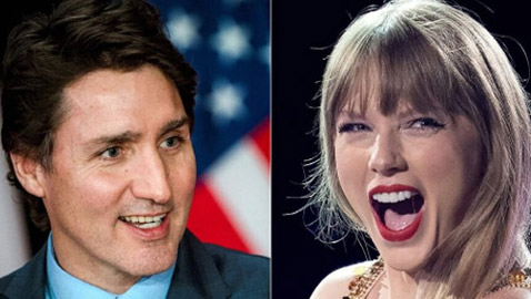 بعد الأمير ويليام، رئيس وزراء كندا ترودو يغني ويرقص في حفل تايلور سويفت 