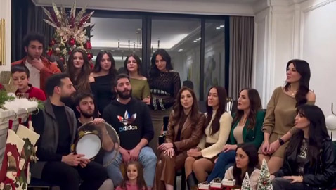 بعد (ليلة عيد)، عائلة (نعمة) الفنية في اغنية جديدة بمناسبة عيد الميلاد المجيد..